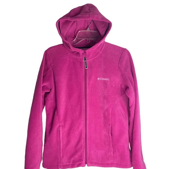 Columbia Jackets & Blazers - Columbia Sportswear Women Fleece Full Zip Up Jacket Pink Size Medium